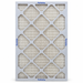 24x24x4 beverage board mini pleat filter front view