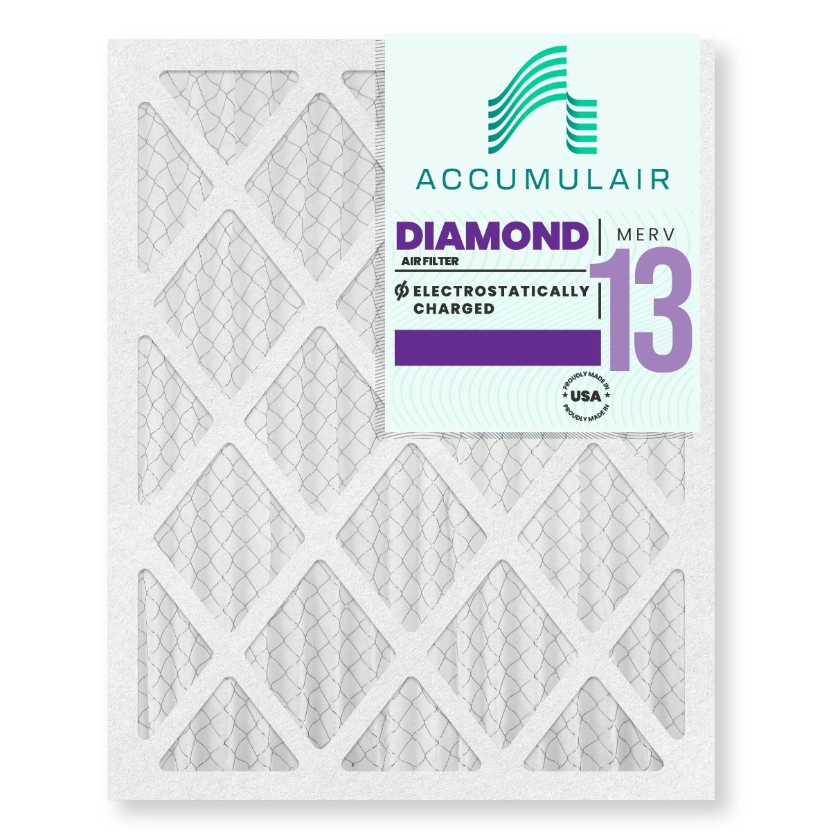 Accumulair Diamond MERV 13 Filter - 30x36x2 (29 1/2 x 35 1/2 x 1 3/4)