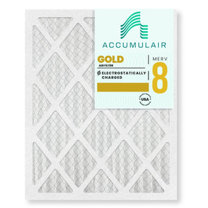 Accumulair Gold MERV 8 Filter - 21x21x4 (20 1/2 x 20 1/2 x 3 3/4)