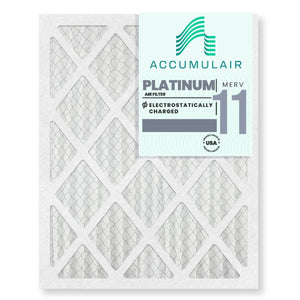 Accumulair Platinum MERV 11 Filter - 16x22 1/4x1 (Actual Size)