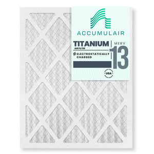 Accumulair Titanium MERV 13 Filter - 19x19x1 (Actual Size)