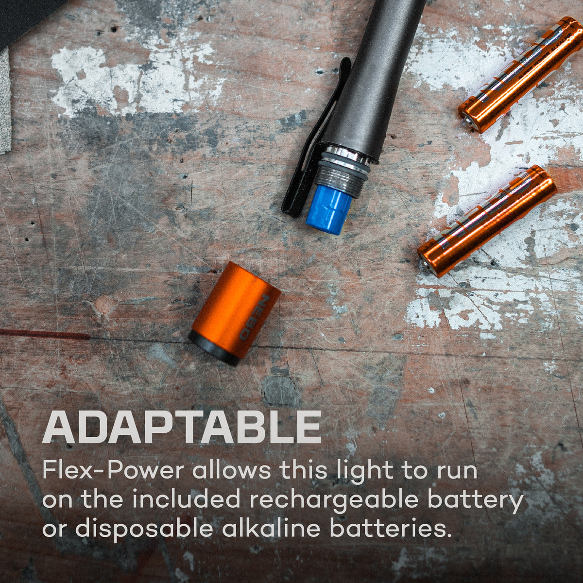 Nebo Tools Inspector 500+ Flashlight Silver 500 Lumens