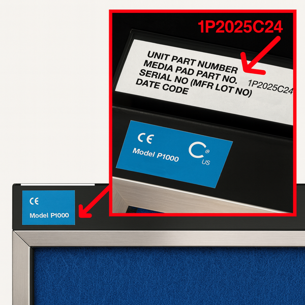 Aftermarket Replacement Polarized Filter Pads (Blue) - Filters Shipped