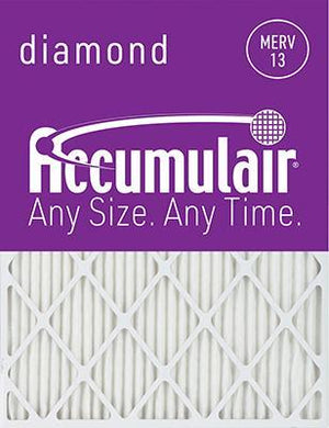 Accumulair Diamond MERV 13 Filter - 13x18x2 (Actual Size)