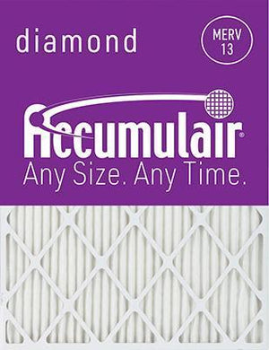 Accumulair Diamond MERV 13 Filter - 12x24x0.5 (11 1/2 x 23 1/2 x 1/2)