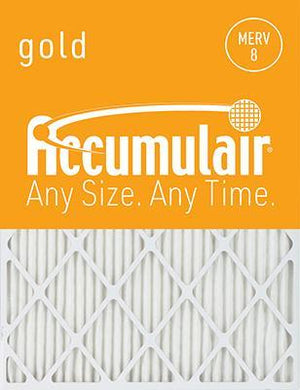 Accumulair Gold MERV 8 Filter - 18x20x1 (Actual Size)