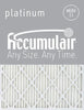 Accumulair Platinum MERV 11 Filter (4 Inch)-12x24x4 (11.38 x 23.38 x 3.75)