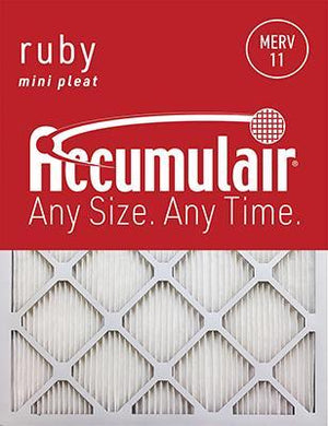 Accumulair Ruby MERV 11 Filter - 21x21x1 (20 1/2 x 20 1/2)