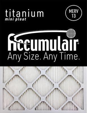 Accumulair Titanium MERV 13 Filter - 24x25x1 (23 1/2 x 24 1/2)